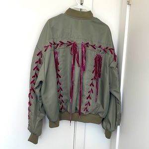 Korea made , very new Varsity Coat , only wear two times , very new